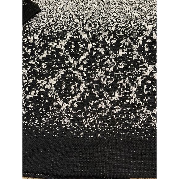 Alfred Dunner layered sweater/cardigan silver black studded 3/4 sleeves,size PXL - Picture 12 of 12